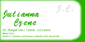 julianna czene business card